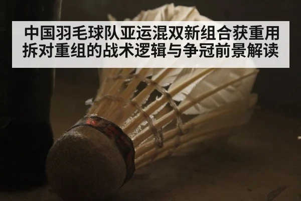 中国羽毛球队亚运混双新组合获重用 拆对重组的战术逻辑与争冠前景解读